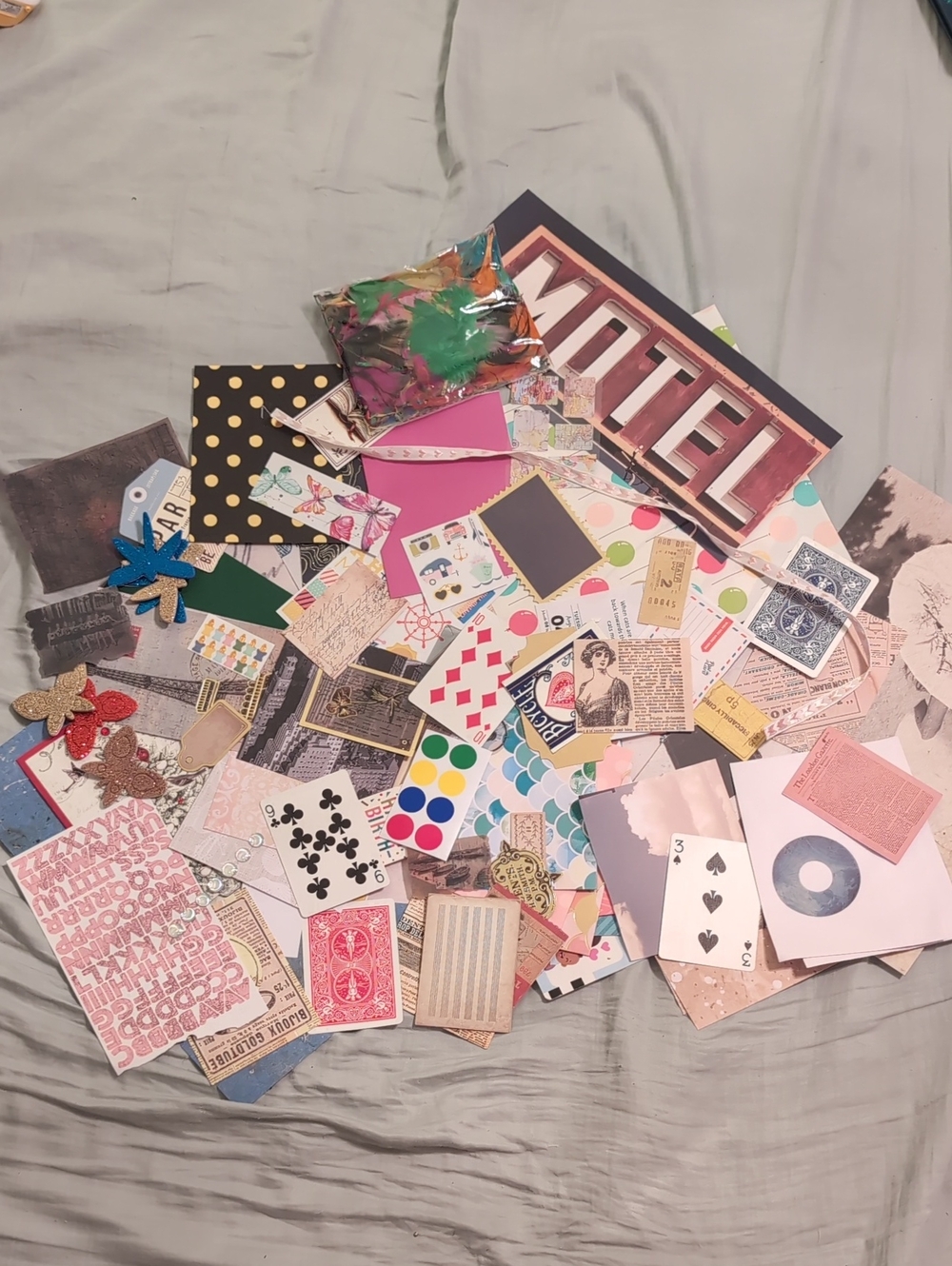 100 pc Ephemera Pack - Multi Color